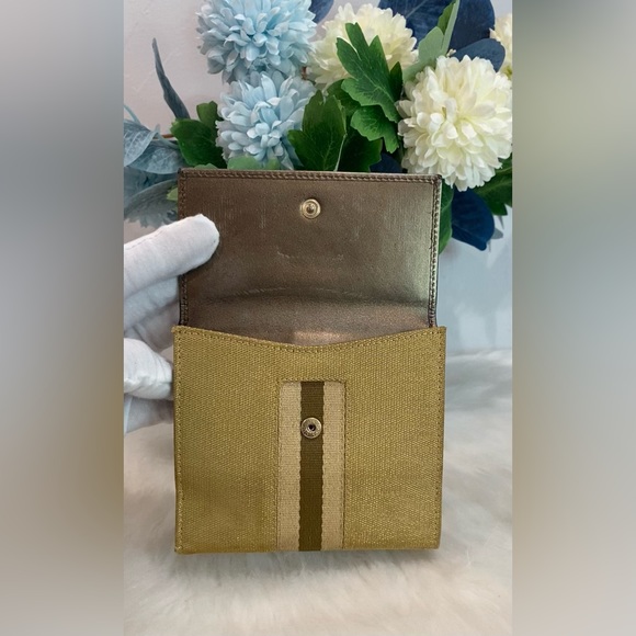 GUCCI Jackie Gold/Metallic Compact Wallet - Picture 10 of 15